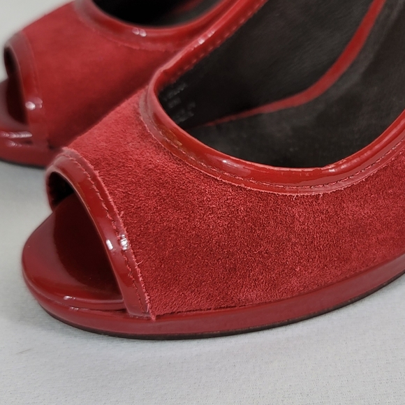 Donald J Pliner VELKA Peep Toe Pumps Sz 8 - Picture 13 of 15